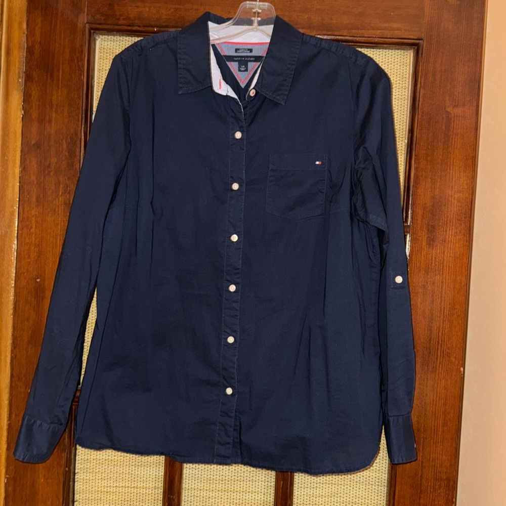 Tommy Hilfiger classic fit long sleeve button-down shirt
